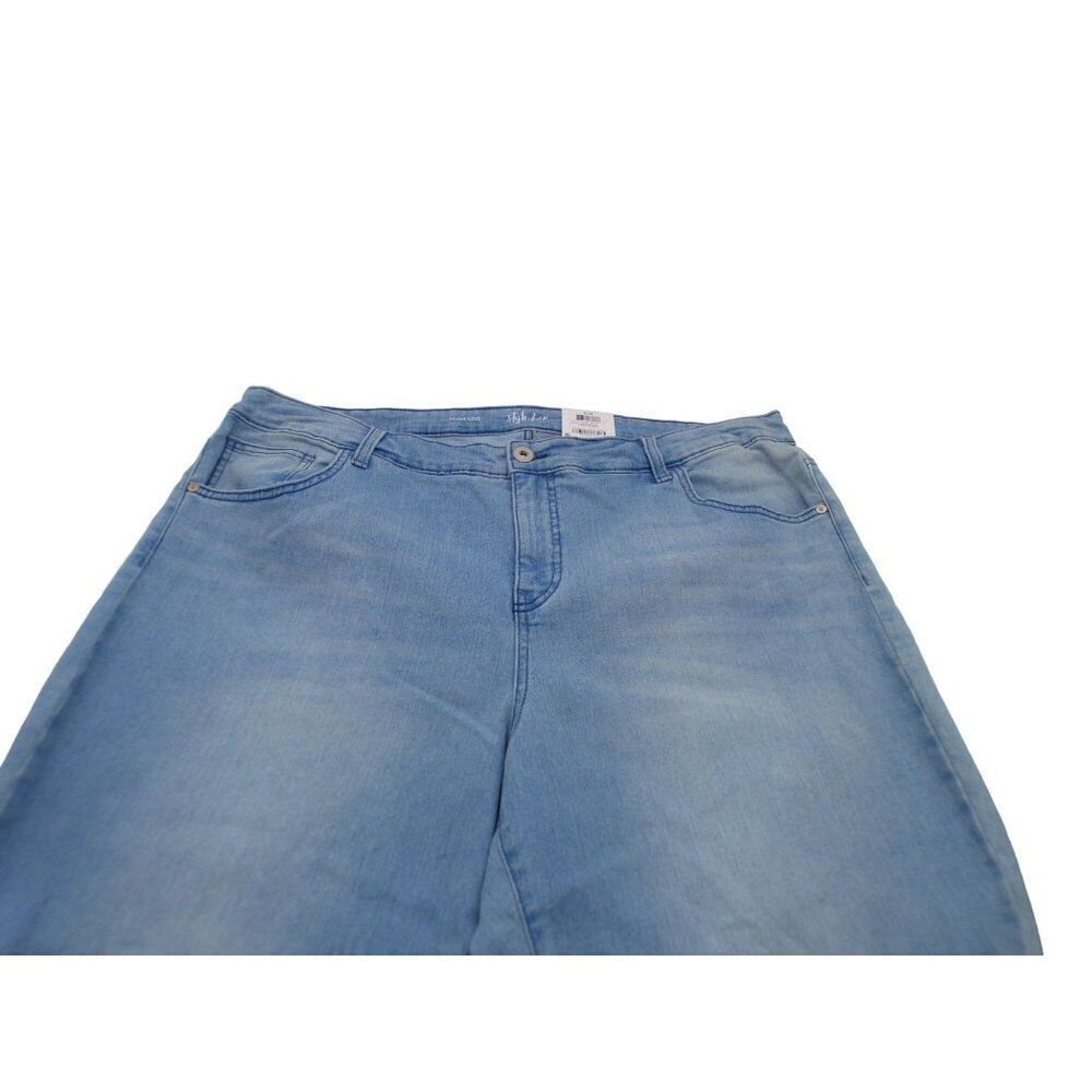 Style & Co Plus Size Mid-Rise Slim-Leg Jeans, Open Desert, Sz. 20W - Picture 10 of 14